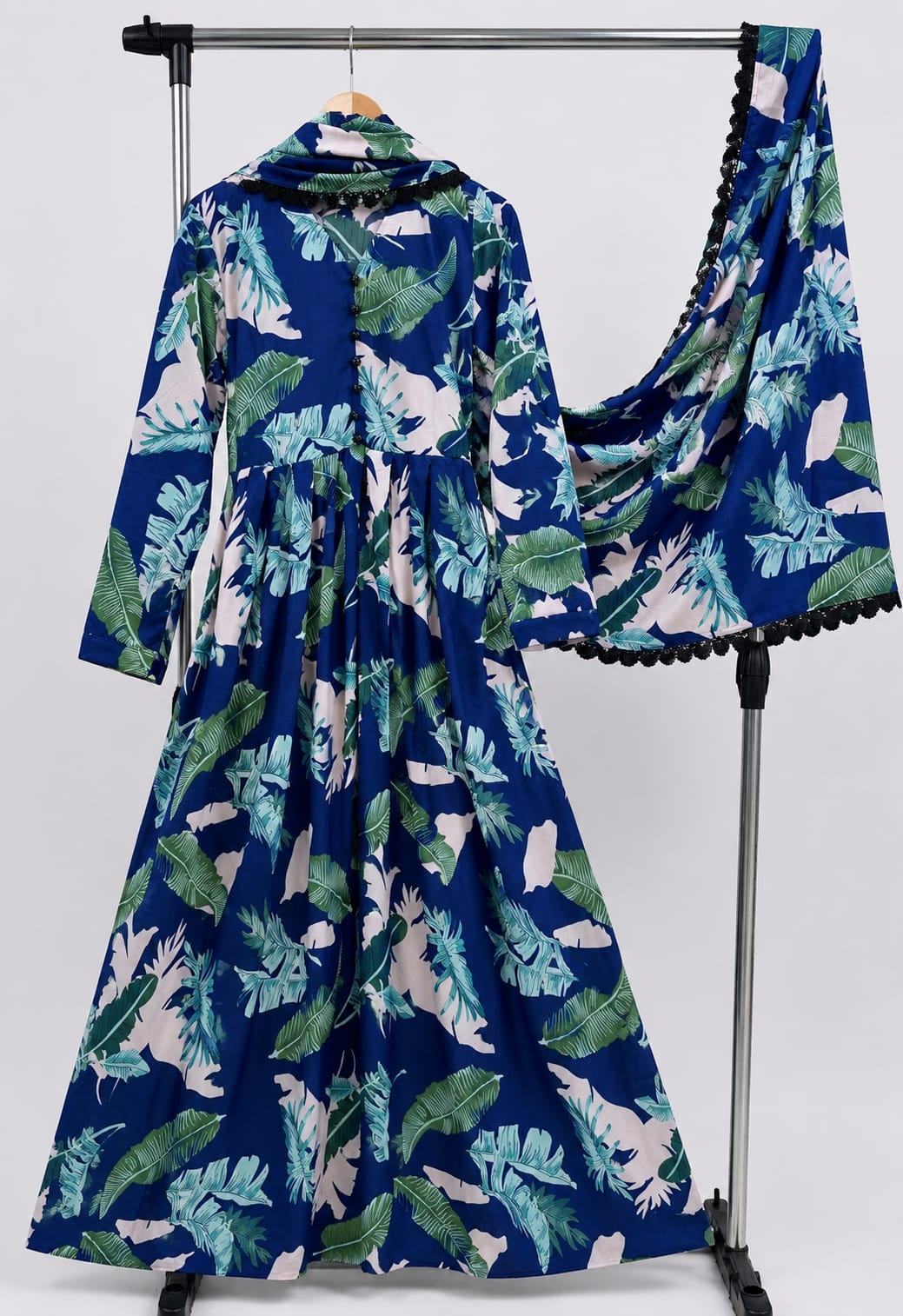 Chiffon Maxi with Same Dupatta