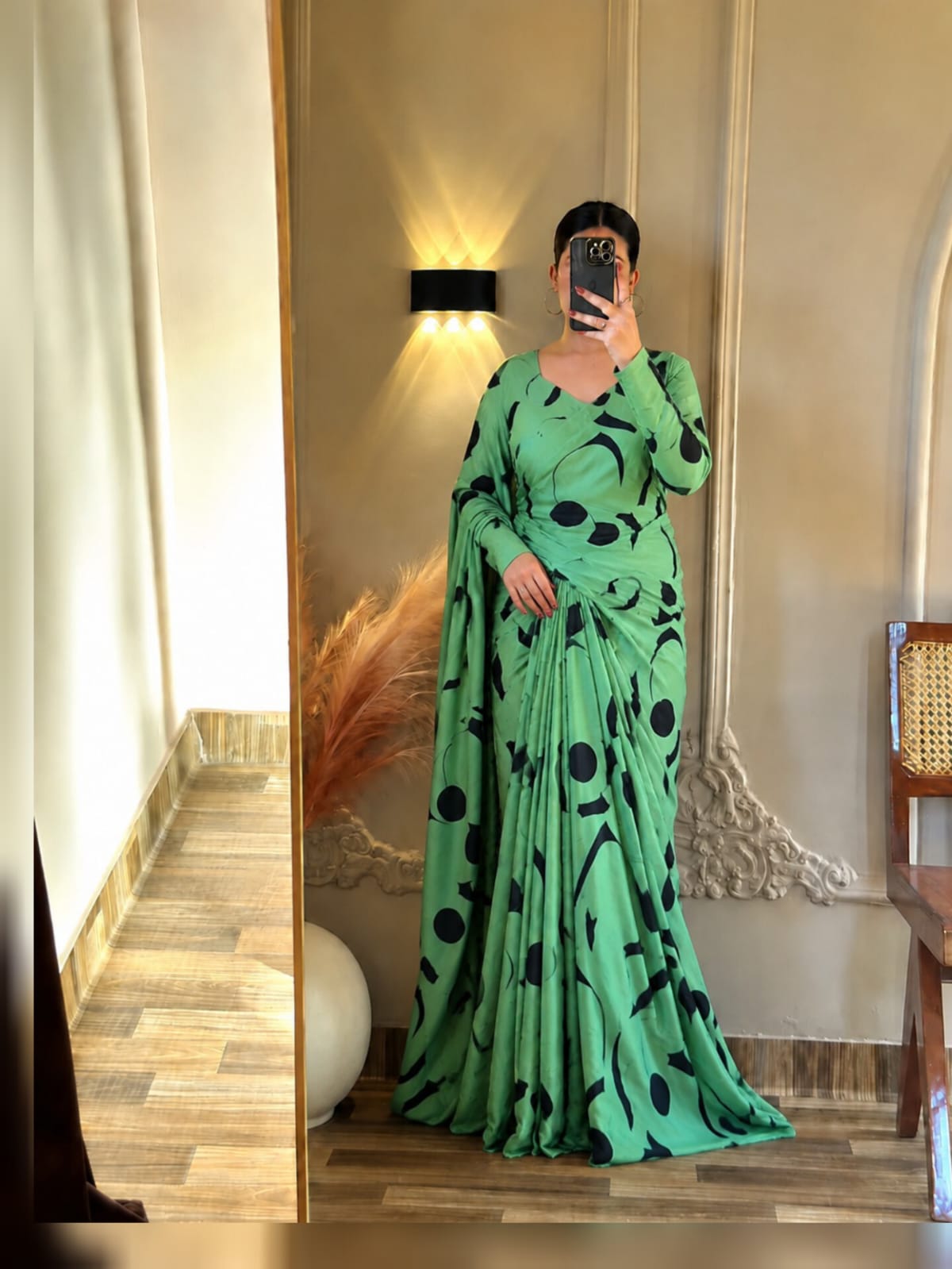 Elegant 2 in 1 Frock Saree