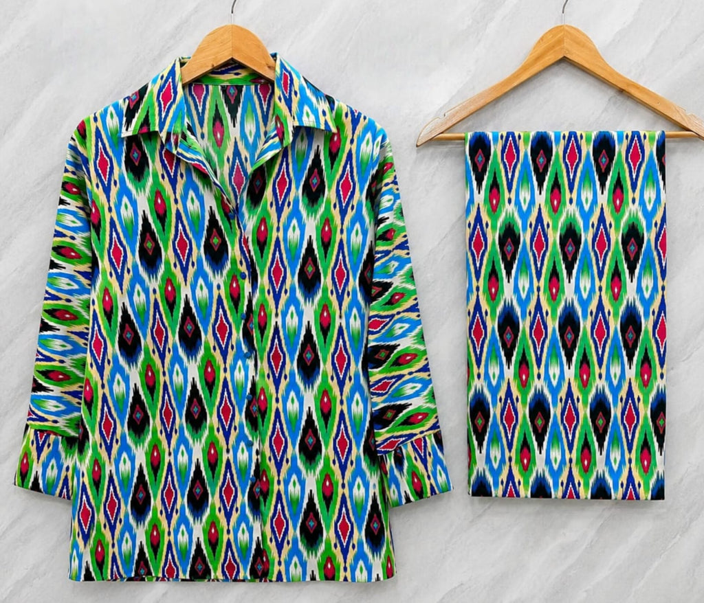 Casual Printed Co-Ord Set