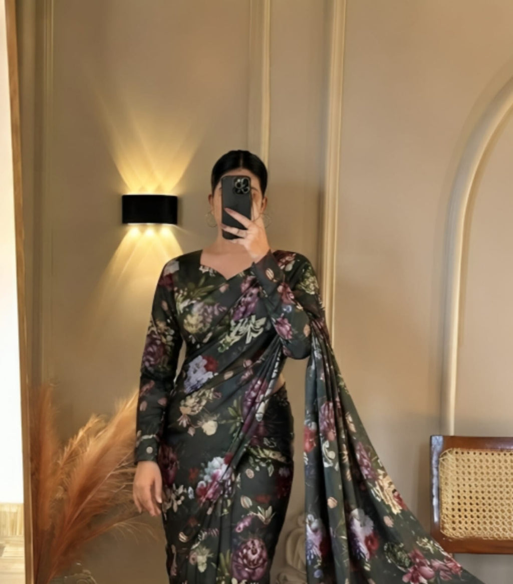 Elegant 2 in 1 Frock Saree