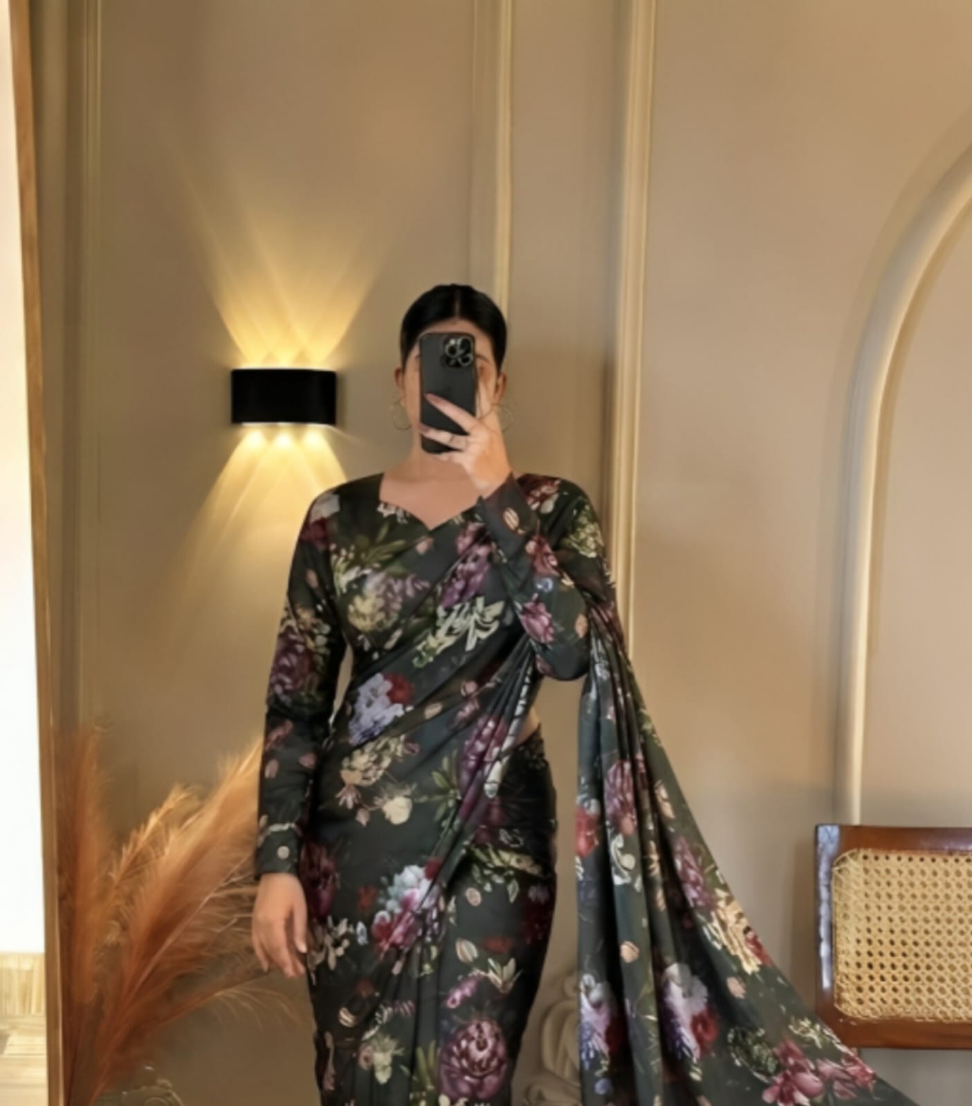 Elegant 2 in 1 Frock Saree