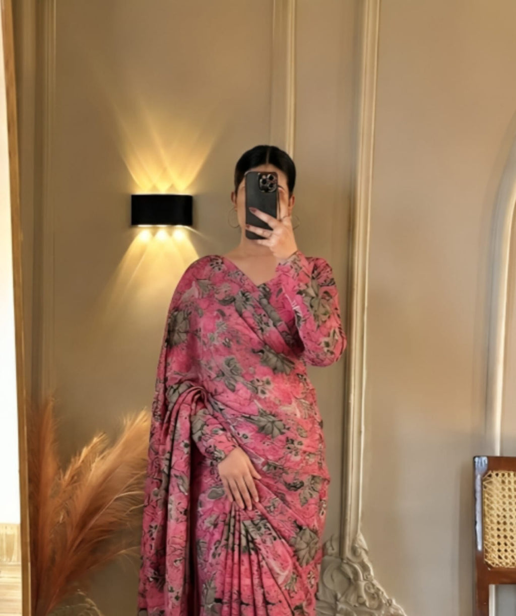 Elegant 2 in 1 Frock Saree