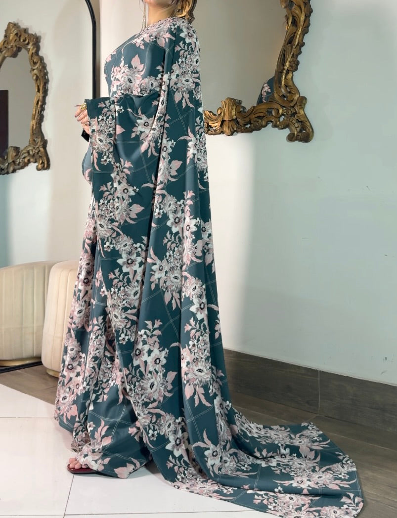 Elegant 2 in 1 Frock Saree