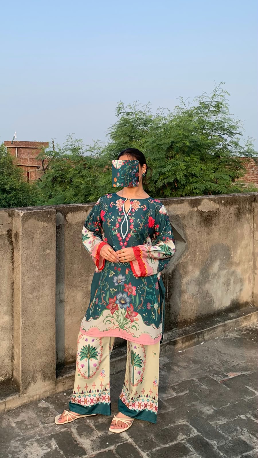 Eshal Digital Short 2 Piece