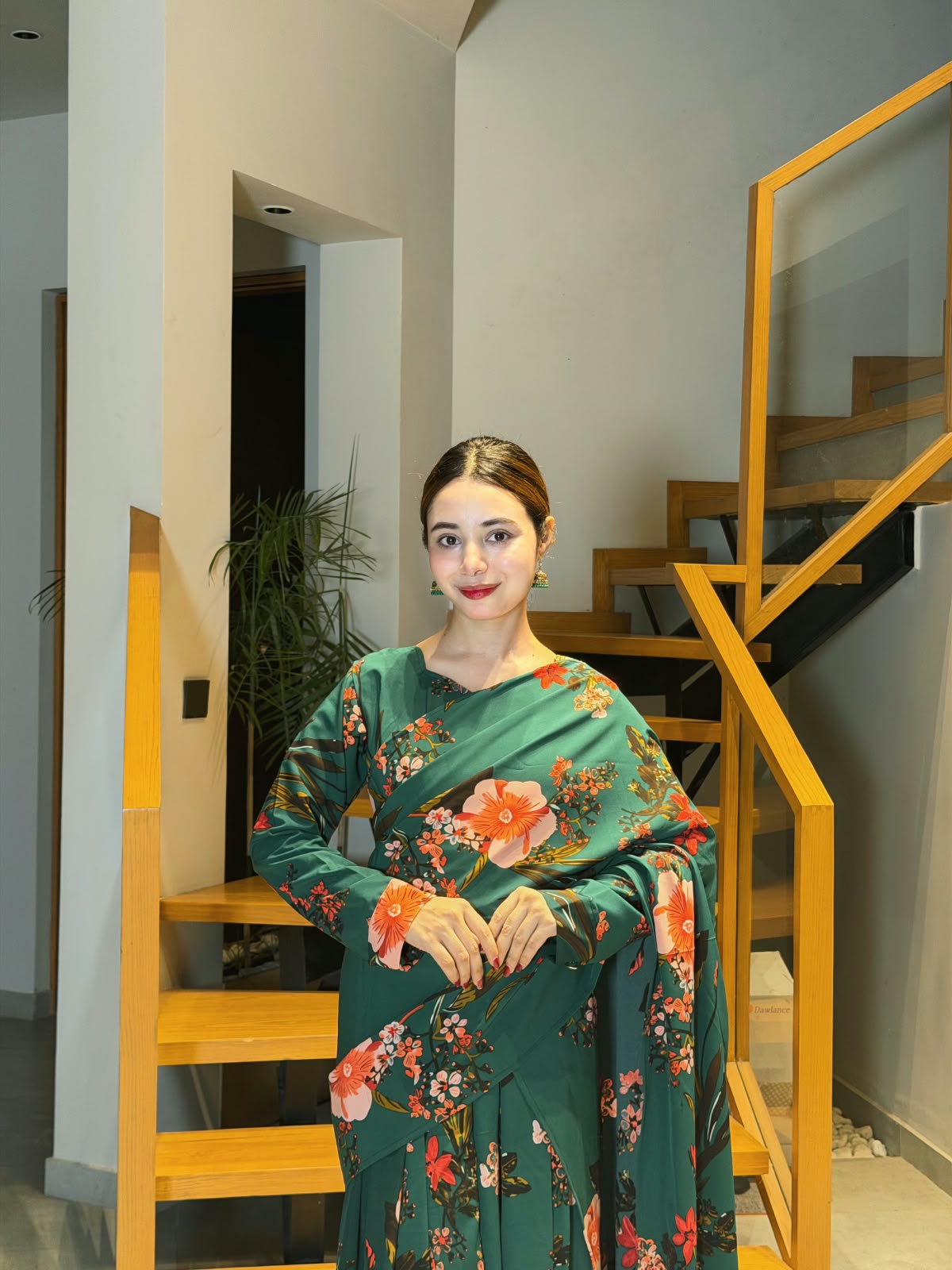 Elegant 2 in 1 Frock Saree