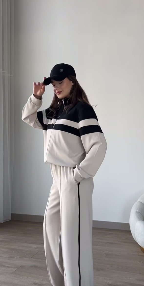 Zip-Up Track Suit