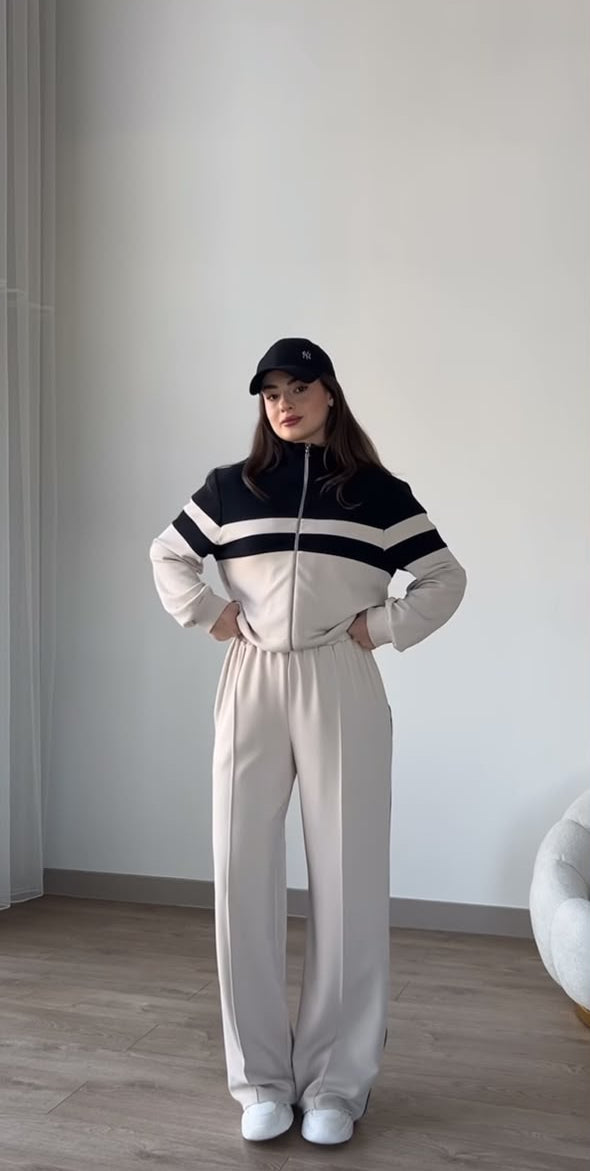 Zip-Up Track Suit