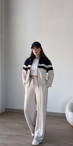 Zip-Up Track Suit
