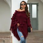 POM POM Cape Shawl