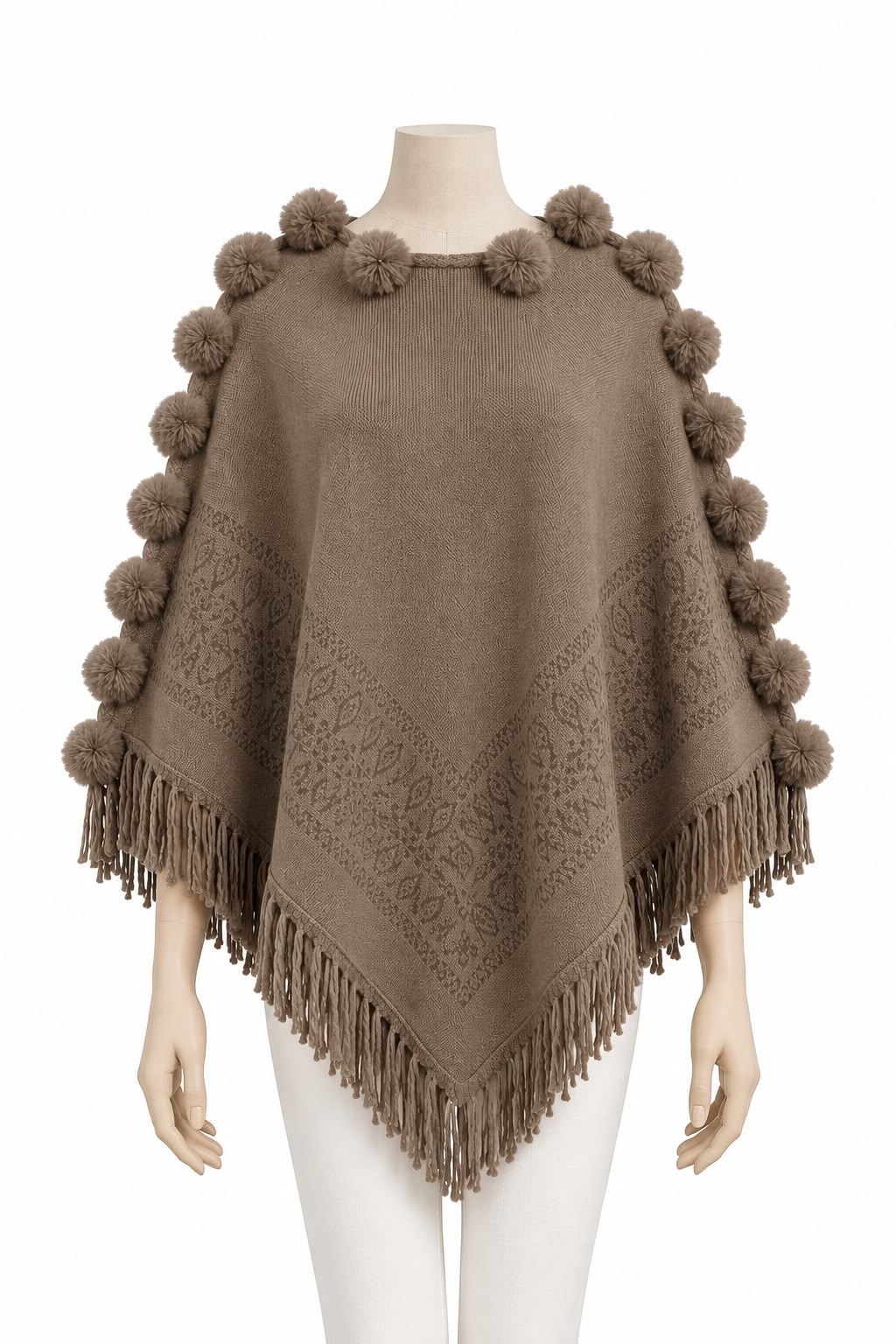 POM POM Cape Shawl