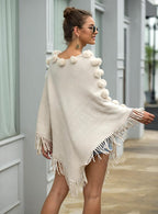 POM POM Cape Shawl