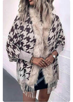 FURR Cape Shawl With Sleeves