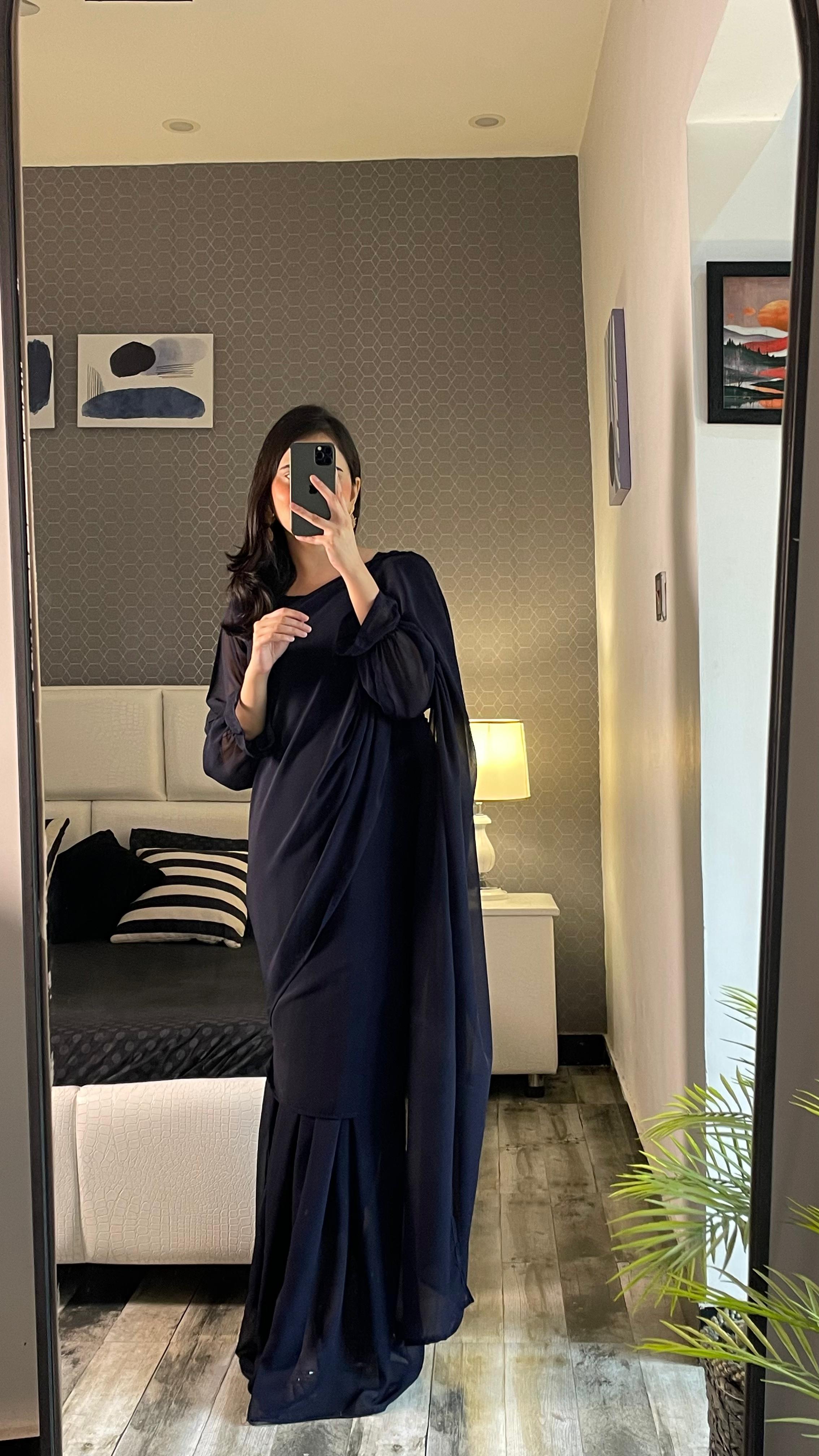 Elegant 2 in 1 Saree