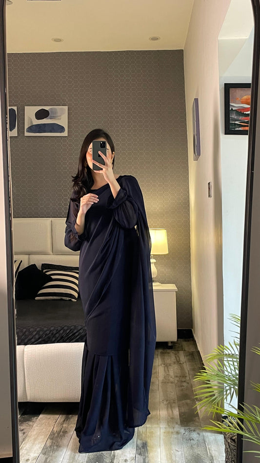 Elegant 2 in 1 Saree