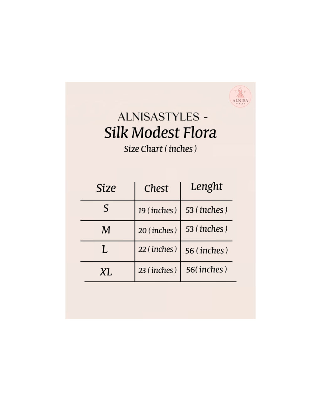 Silk Modest Flora with scarf