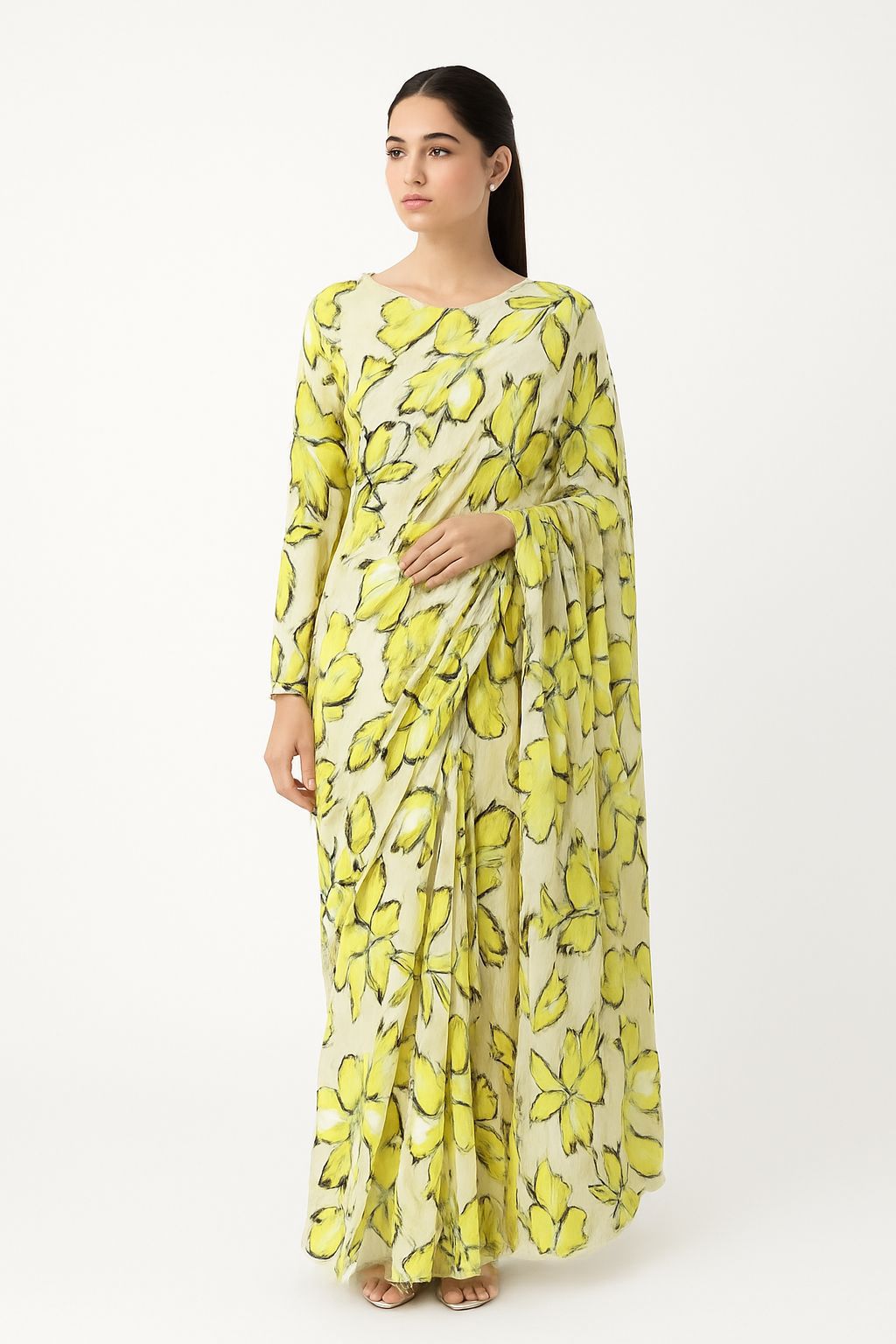 Elegant 2 in 1 Saree