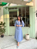 Ribbon Gown Maxi