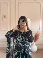 Elegant 2 in 1 Frock Saree