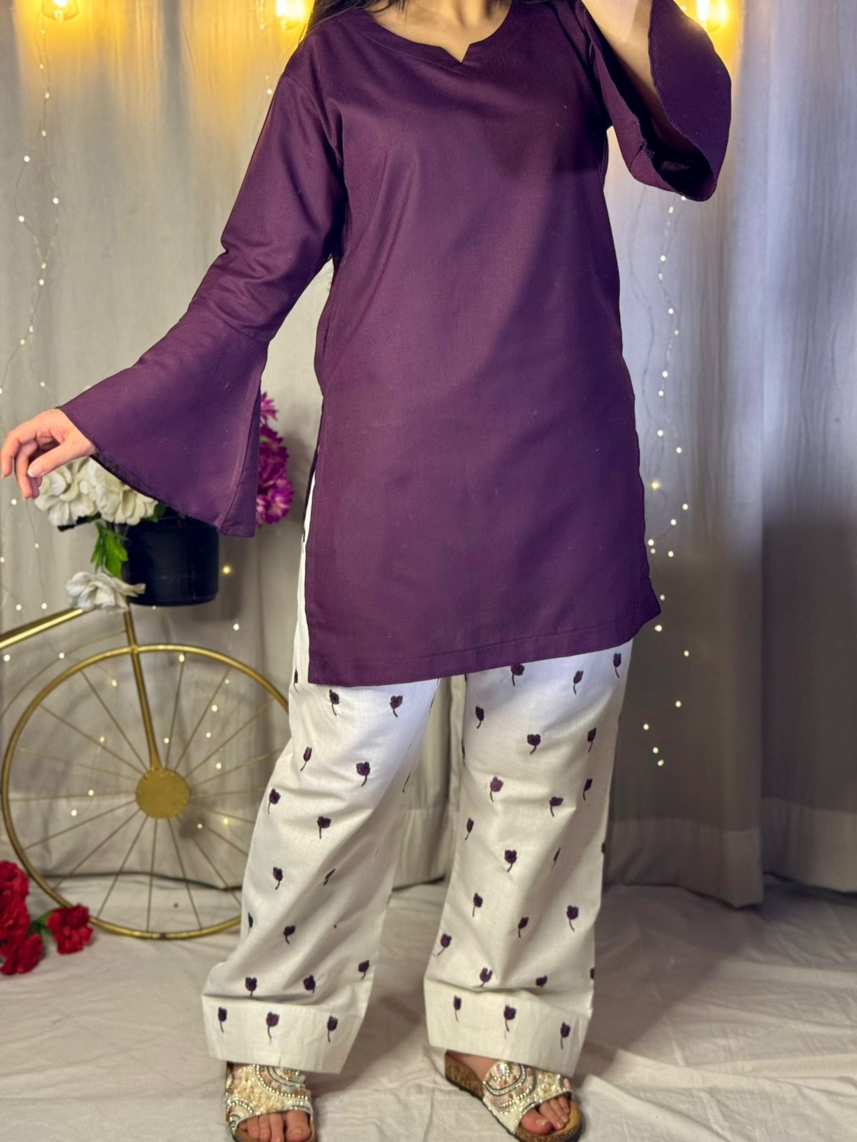 Zarnish Embroidered 2-Piece