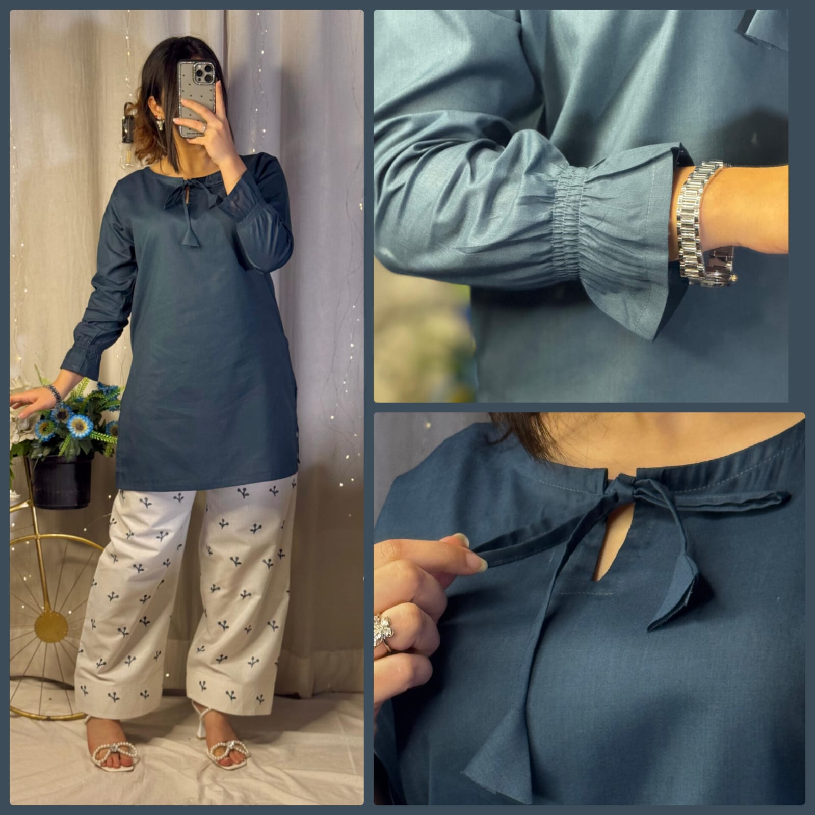 Zarnish Embroidered 2-Piece