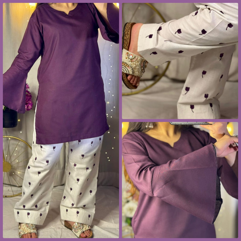 Zarnish Embroidered 2-Piece