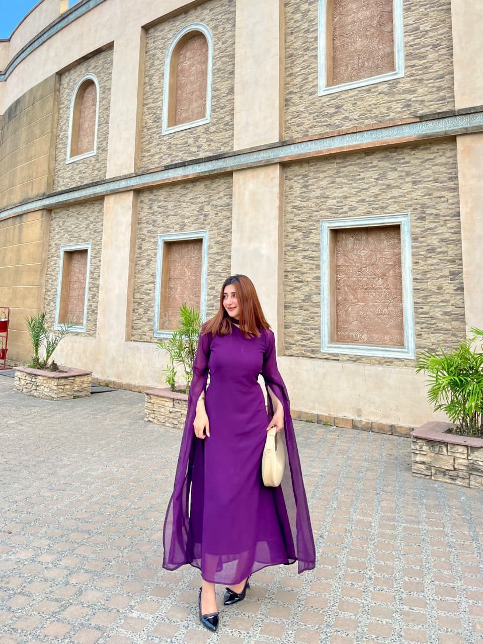 Cut Neck Maxi