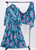 Georgette Maxi with Same Dupatta