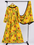 Georgette Maxi with Same Dupatta