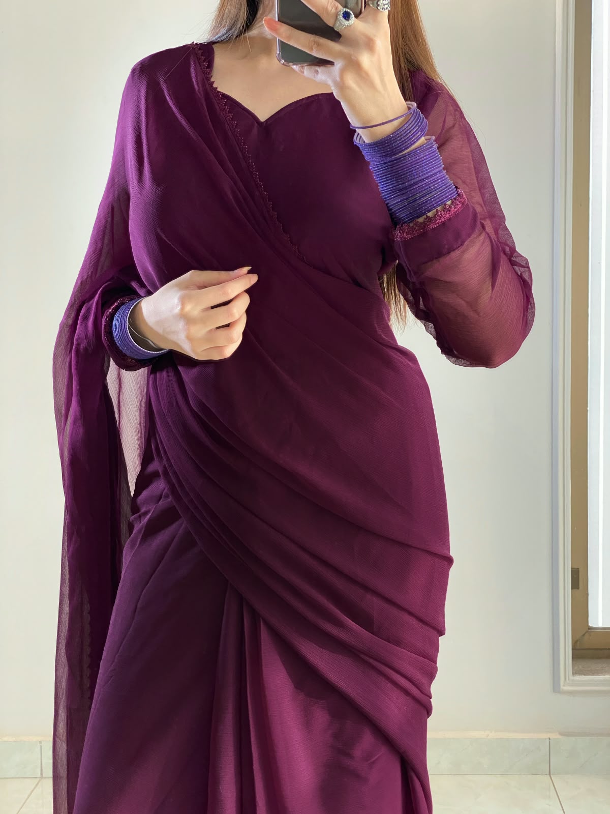 Sequence Lace Proper Saree