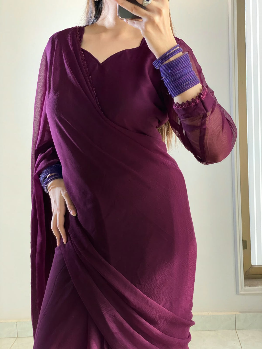 Sequence Lace Proper Saree