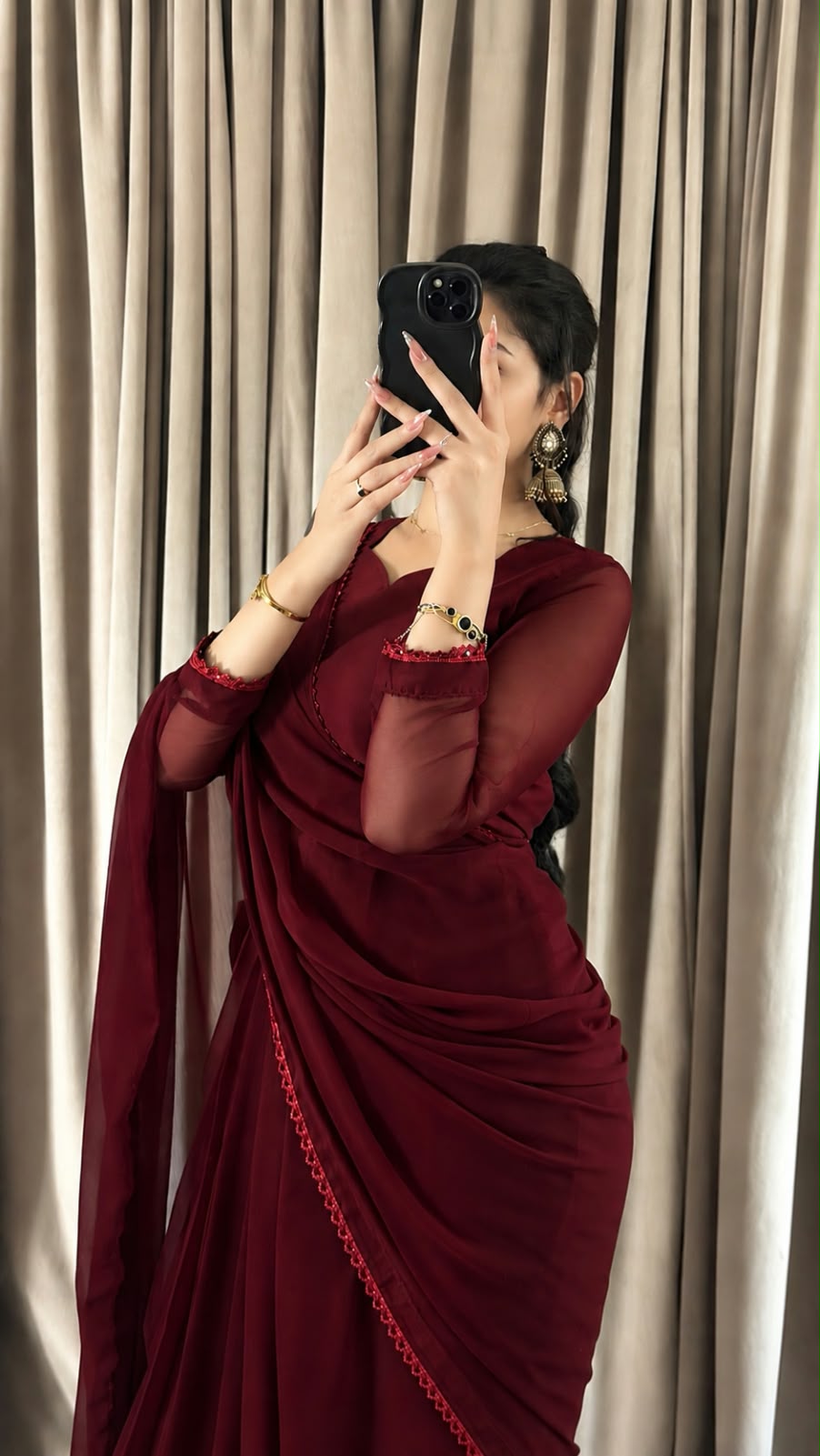 Sequence Lace Proper Saree