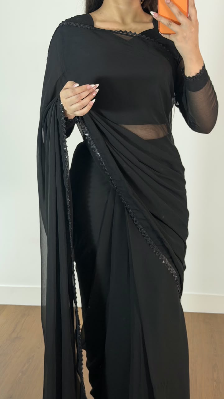 Sequence Lace Proper Saree