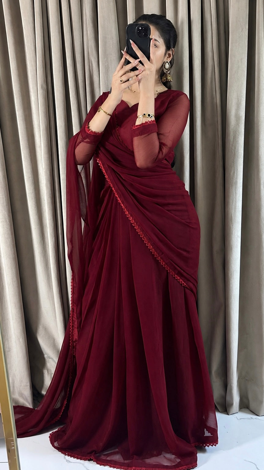 Sequence Lace Proper Saree