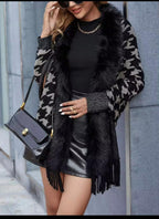 FURR Cape Shawl With Sleeves