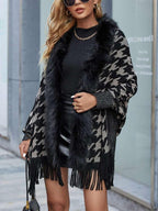 FURR Cape Shawl With Sleeves