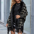 FURR Cape Shawl With Sleeves