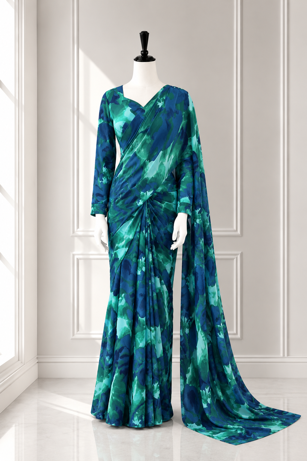 Elegant 2 in 1 Frock Saree