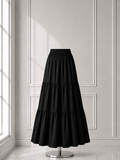 Midnight Bloom Skirt Black