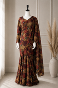 Elegant 2 in 1 Frock Saree
