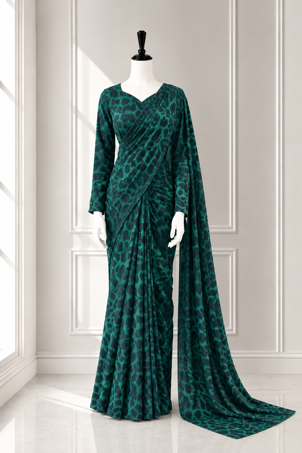 Elegant 2 in 1 Frock Saree