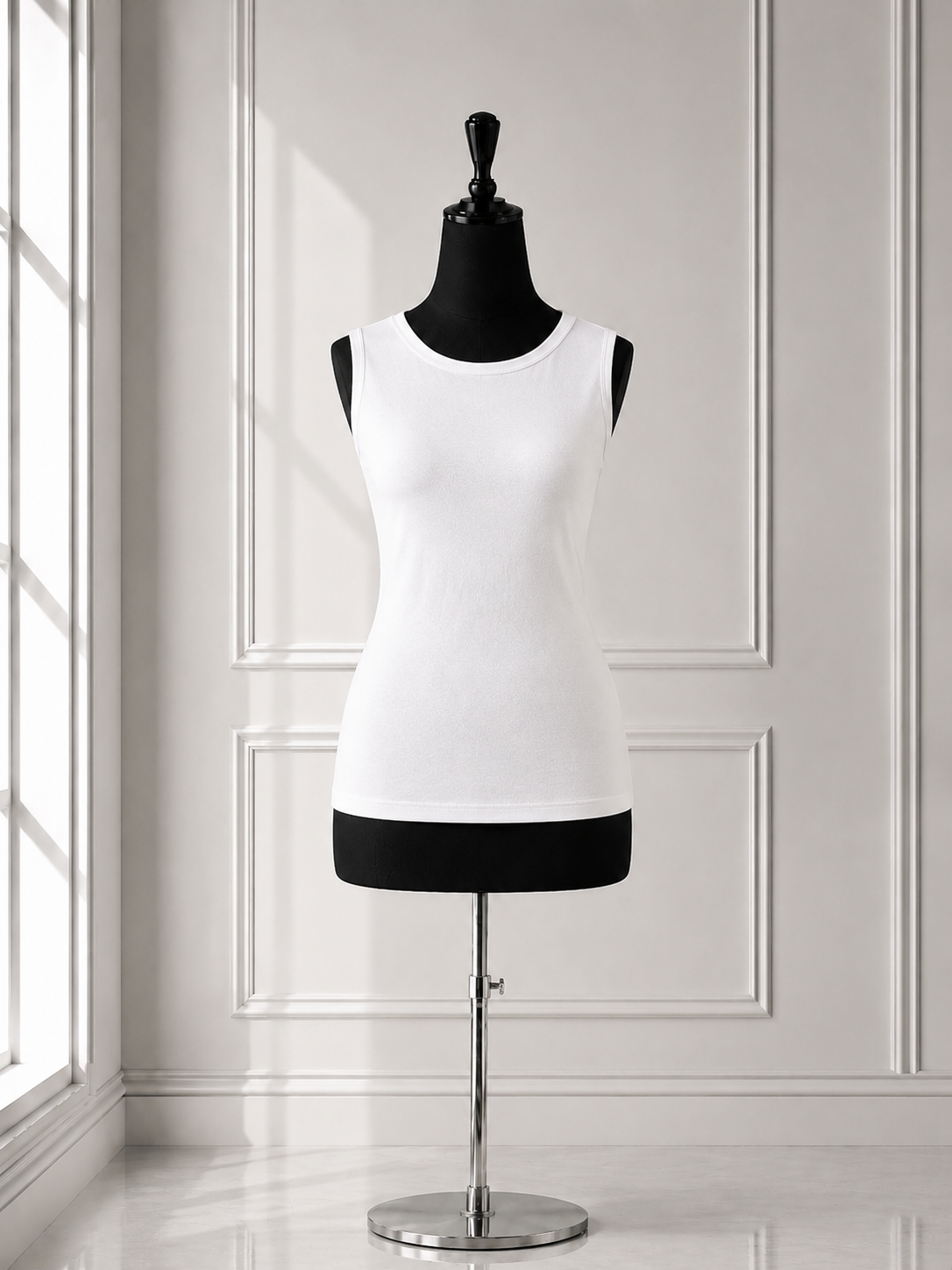 White Sleeve less Inner
