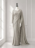 Elegant 2 in 1 Frock Saree