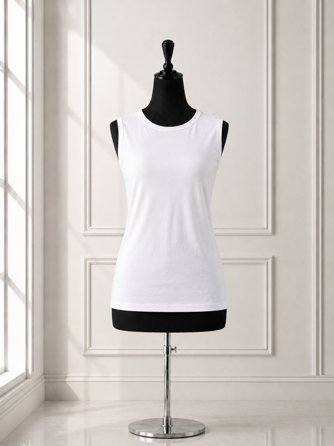 White Sleeve less Inner