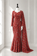 Elegant 2 in 1 Frock Saree