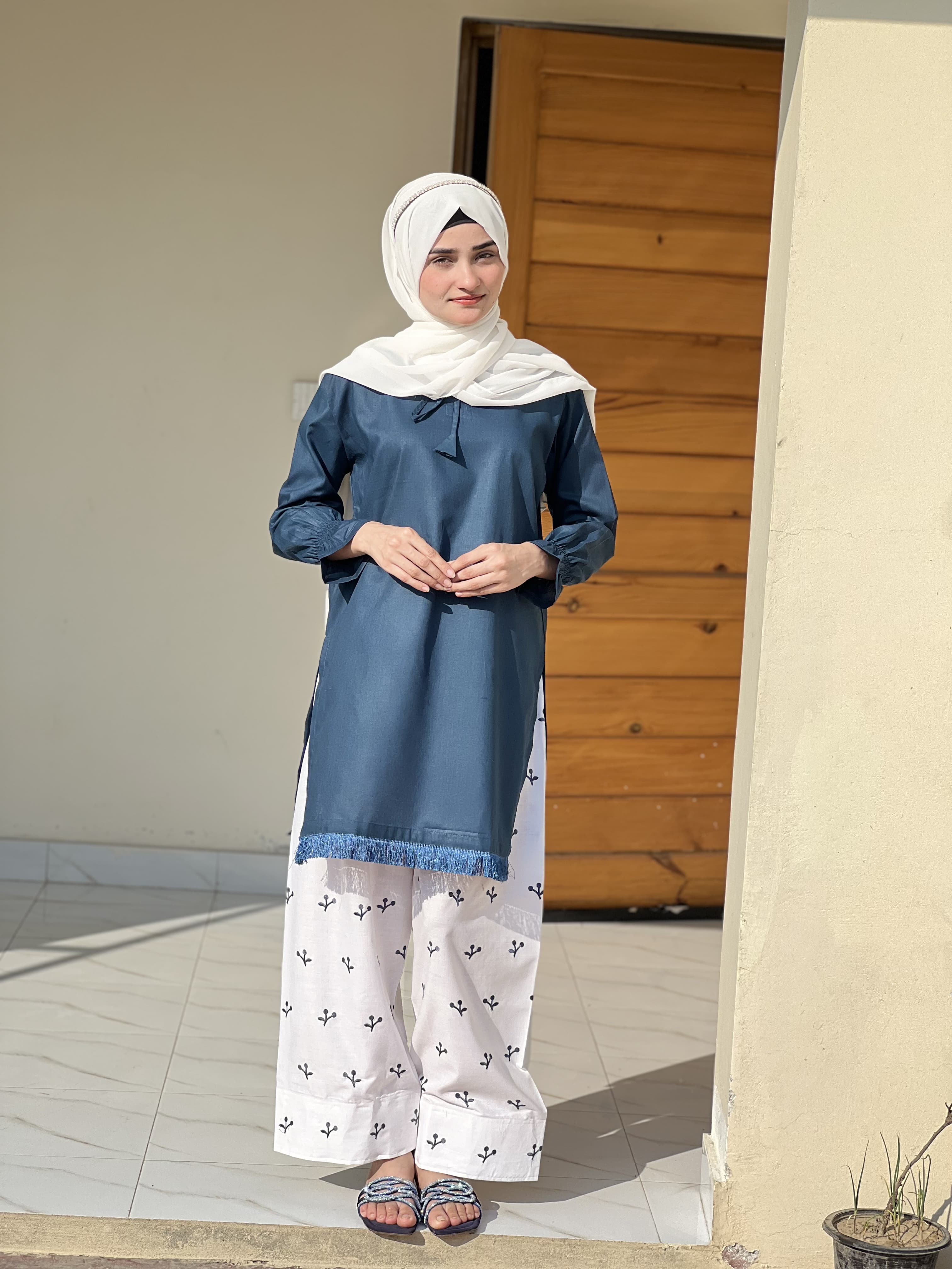 Zarnish Embroidered 2-Piece