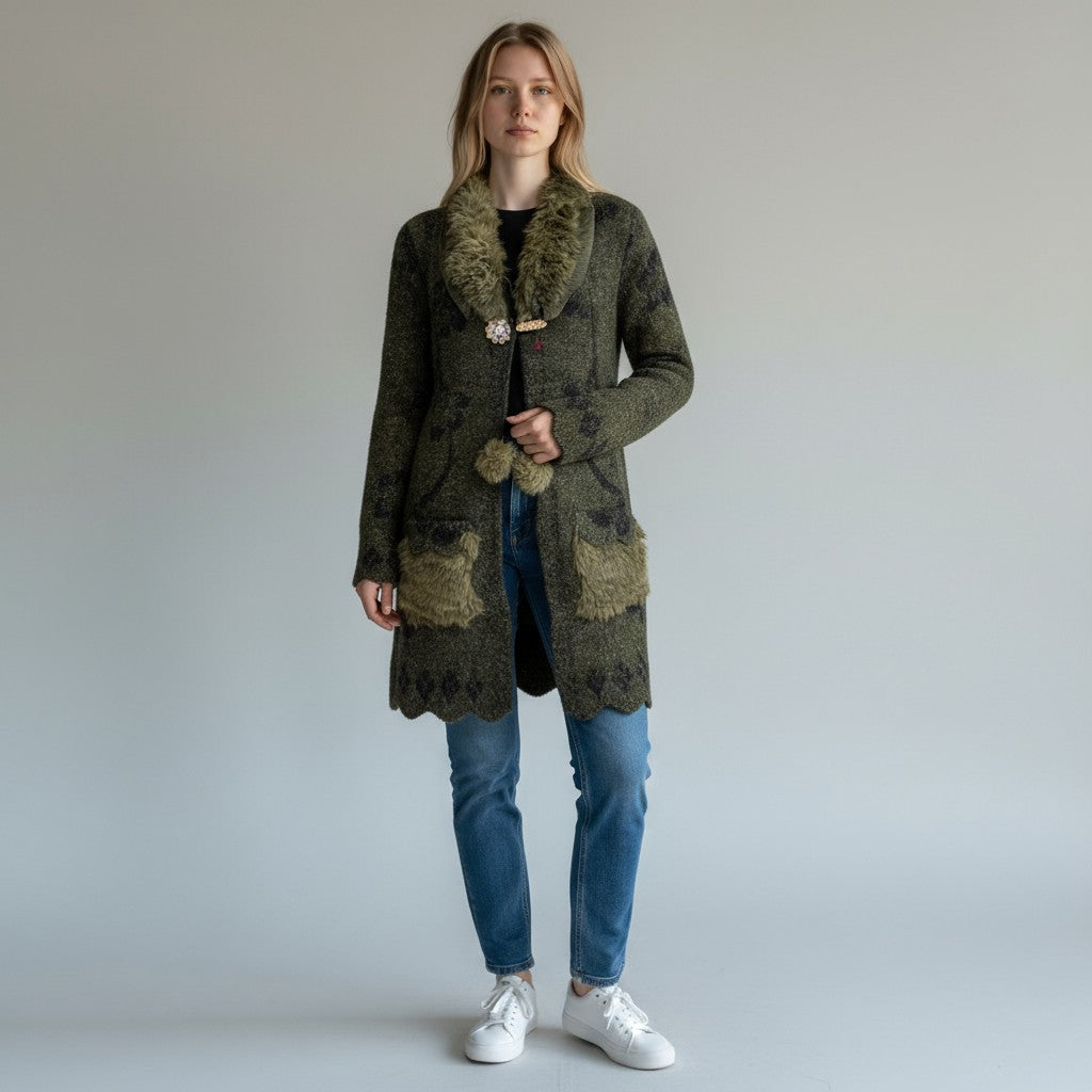 Long Cardigan Furr